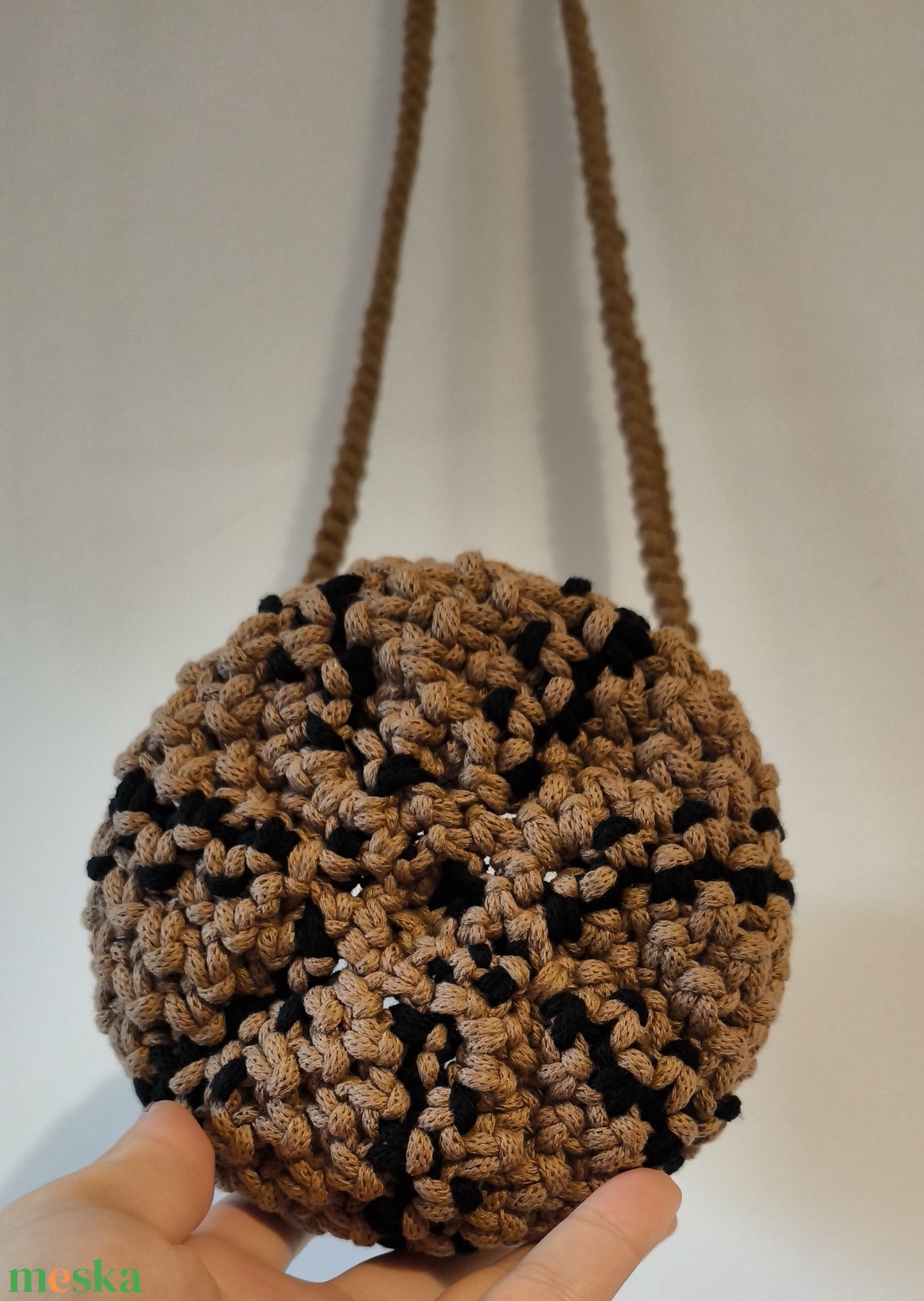 Fa gyöngyös táska - táska & tok - kézitáska & válltáska - belső rendező - Meska.hu