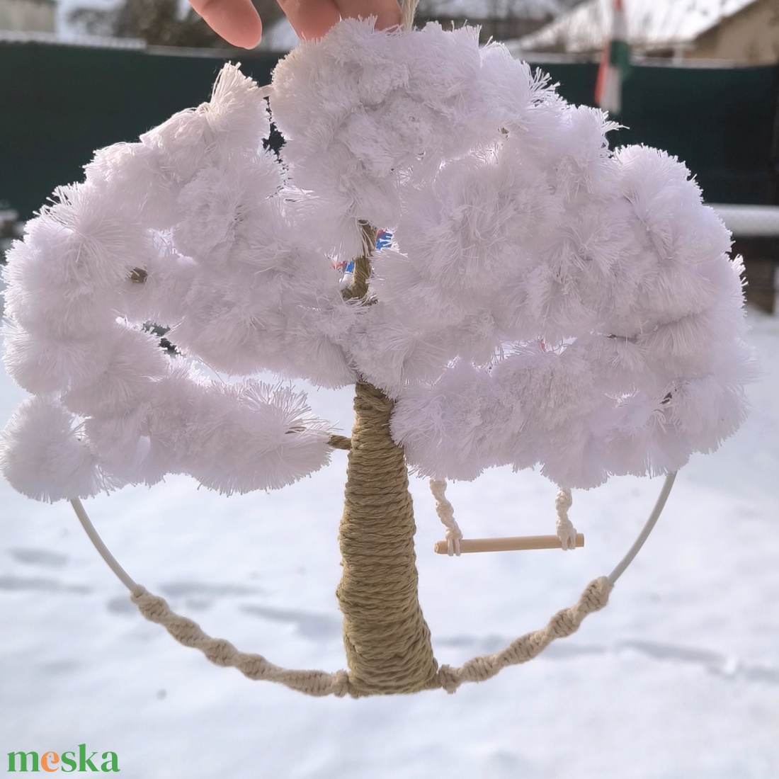 Hófedte fa ajtó vagy falidísz  - otthon & életmód - dekoráció - ajtó- és ablak dekoráció - ajtódísz & kopogtató - Meska.hu