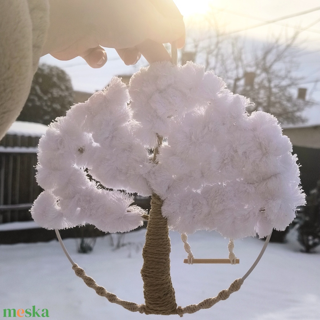 Hófedte fa ajtó vagy falidísz  - otthon & életmód - dekoráció - ajtó- és ablak dekoráció - ajtódísz & kopogtató - Meska.hu