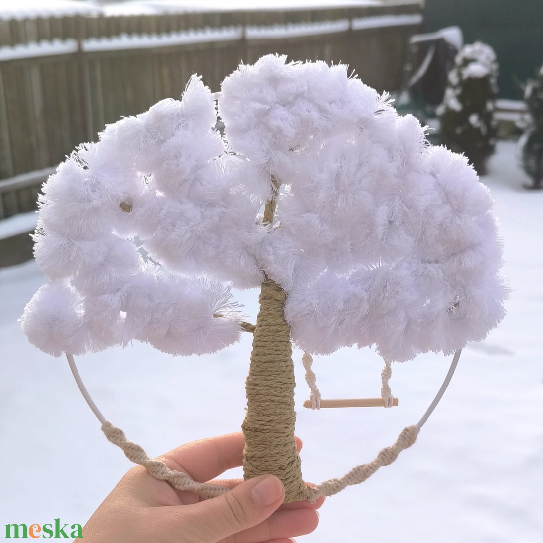 Hófedte fa ajtó vagy falidísz  - otthon & életmód - dekoráció - ajtó- és ablak dekoráció - ajtódísz & kopogtató - Meska.hu