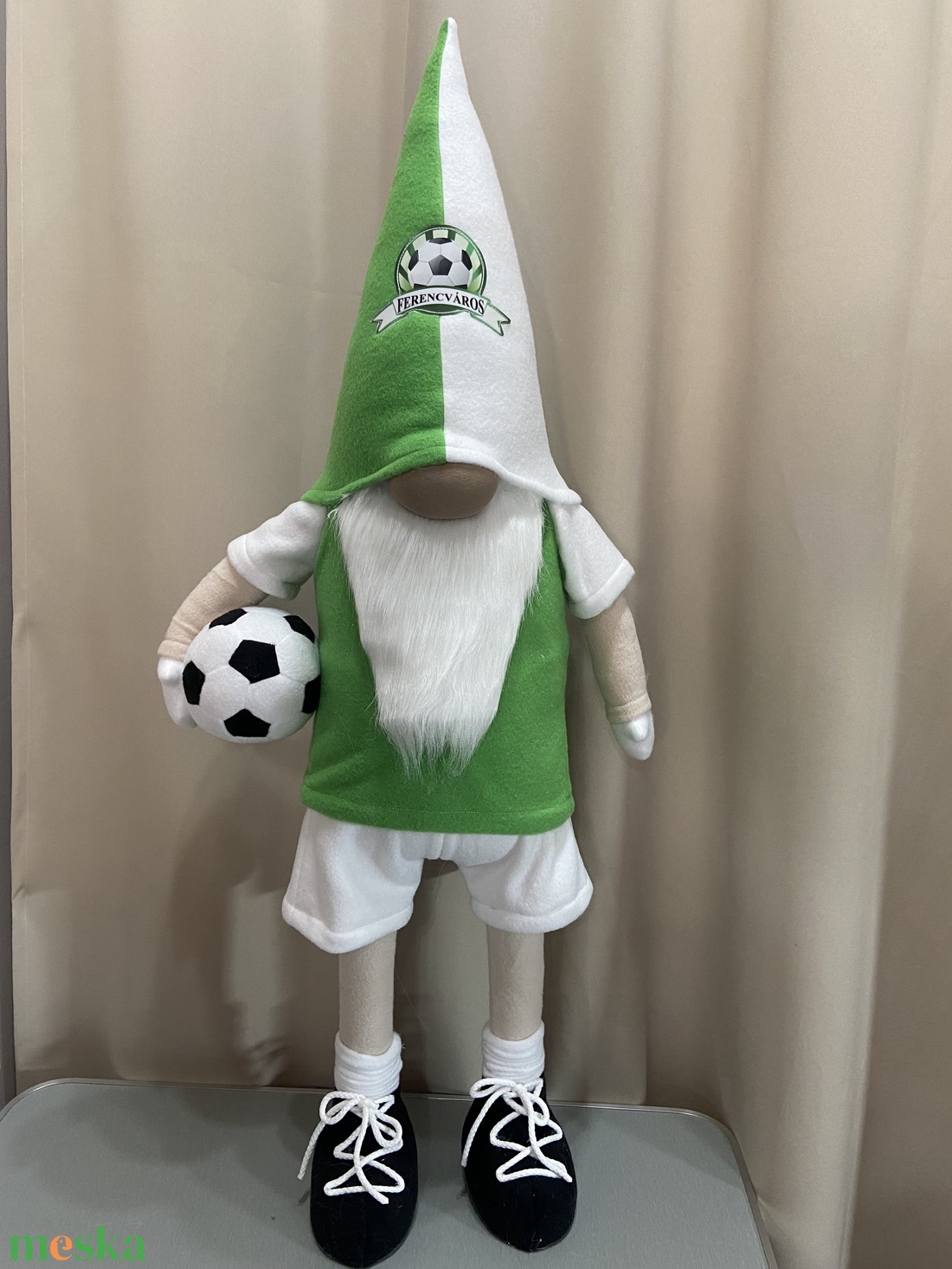 Álló Focis manó. Ferencváros . 100 cm - otthon & életmód - dekoráció - asztal és polc dekoráció - asztaldísz - Meska.hu Álló Focis manó. Ferencváros . 100 cm - otthon & életmód - dekoráció - asztal és polc dekoráció - asztaldísz - Meska.hu