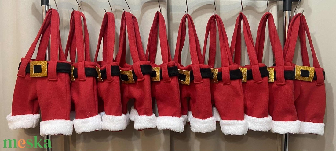 Mikulás nadrág - karácsony - mikulás - mikulás ajándékok - Meska.hu