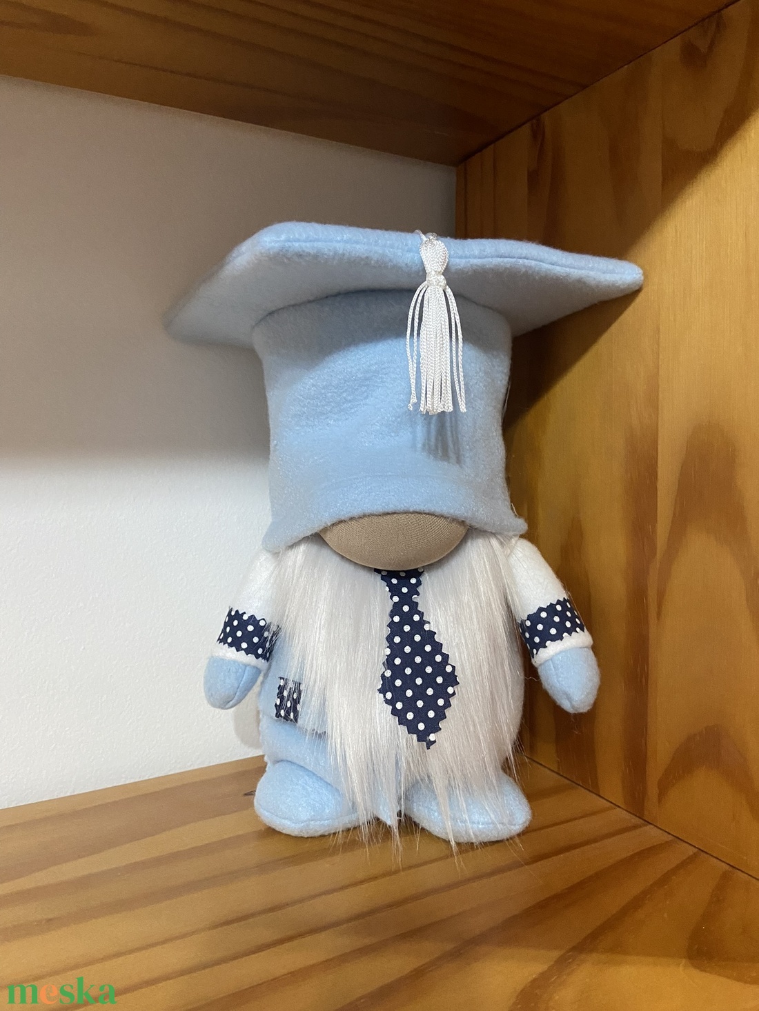 Ballagó manó Világoskék - otthon & életmód - dekoráció - asztal és polc dekoráció - asztaldísz - Meska.hu