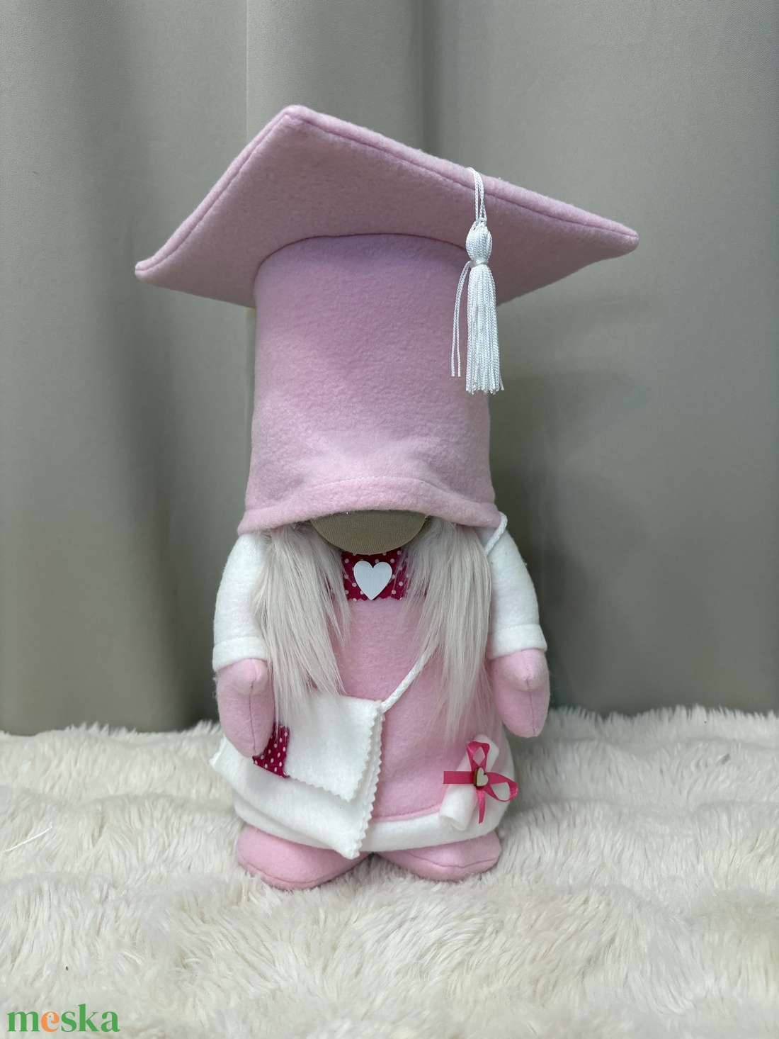 Ballagó manólány .Rózsaszín - otthon & életmód - dekoráció - asztal és polc dekoráció - asztaldísz - Meska.hu