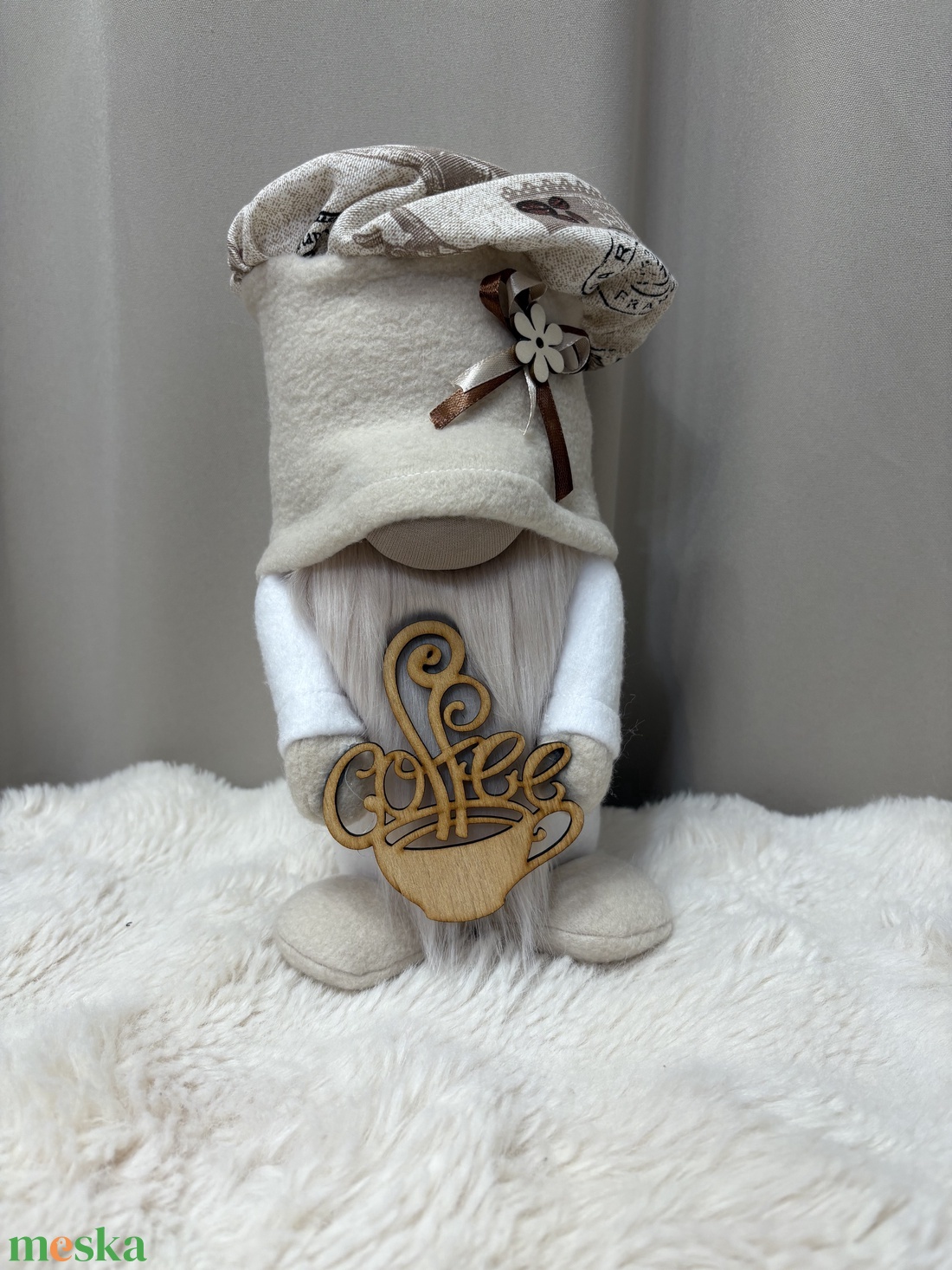 Kávés manó - otthon & életmód - dekoráció - asztal és polc dekoráció - asztaldísz - Meska.hu