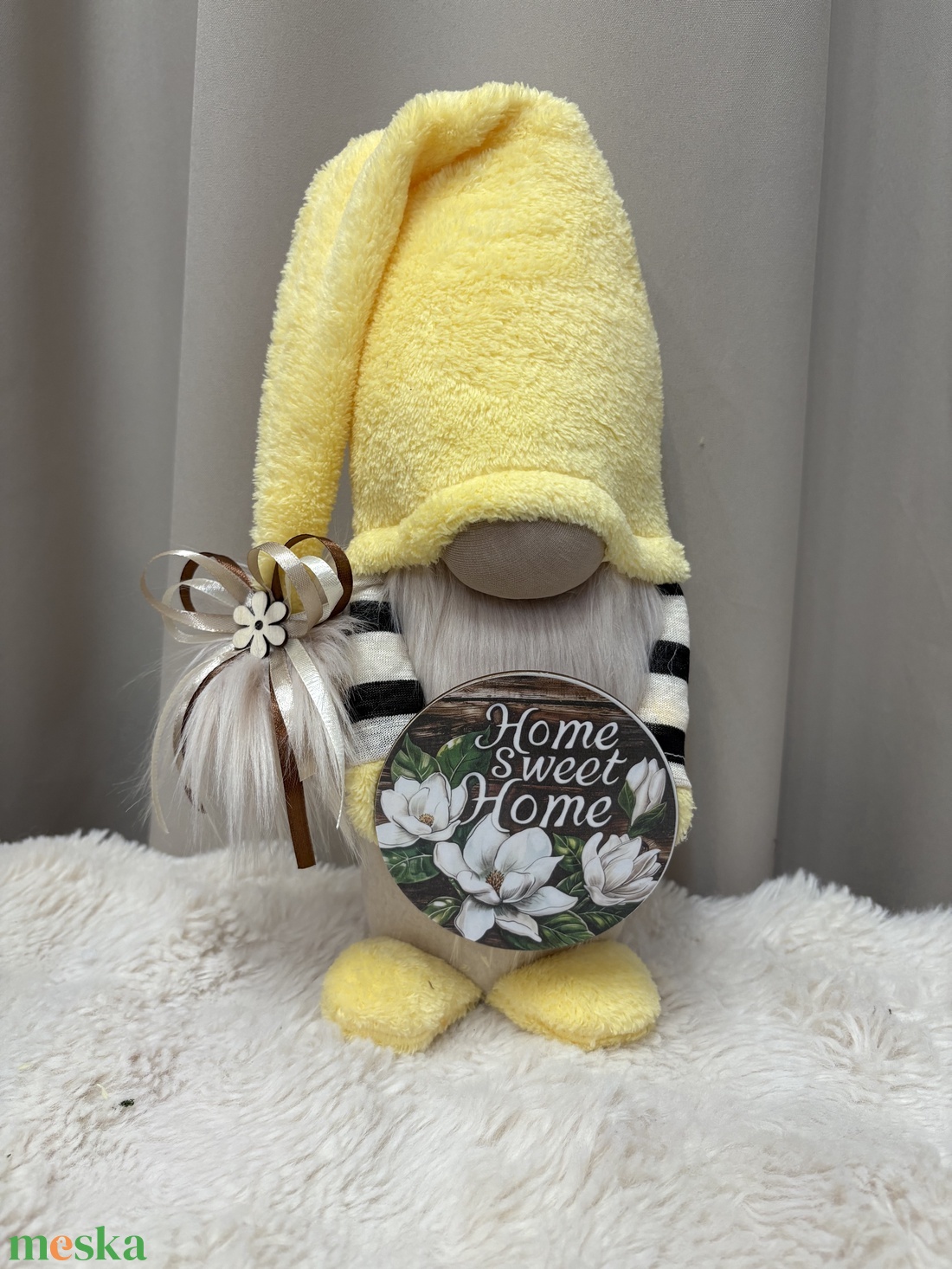 Tavaszi manó. Sárga - otthon & életmód - dekoráció - manók - Meska.hu