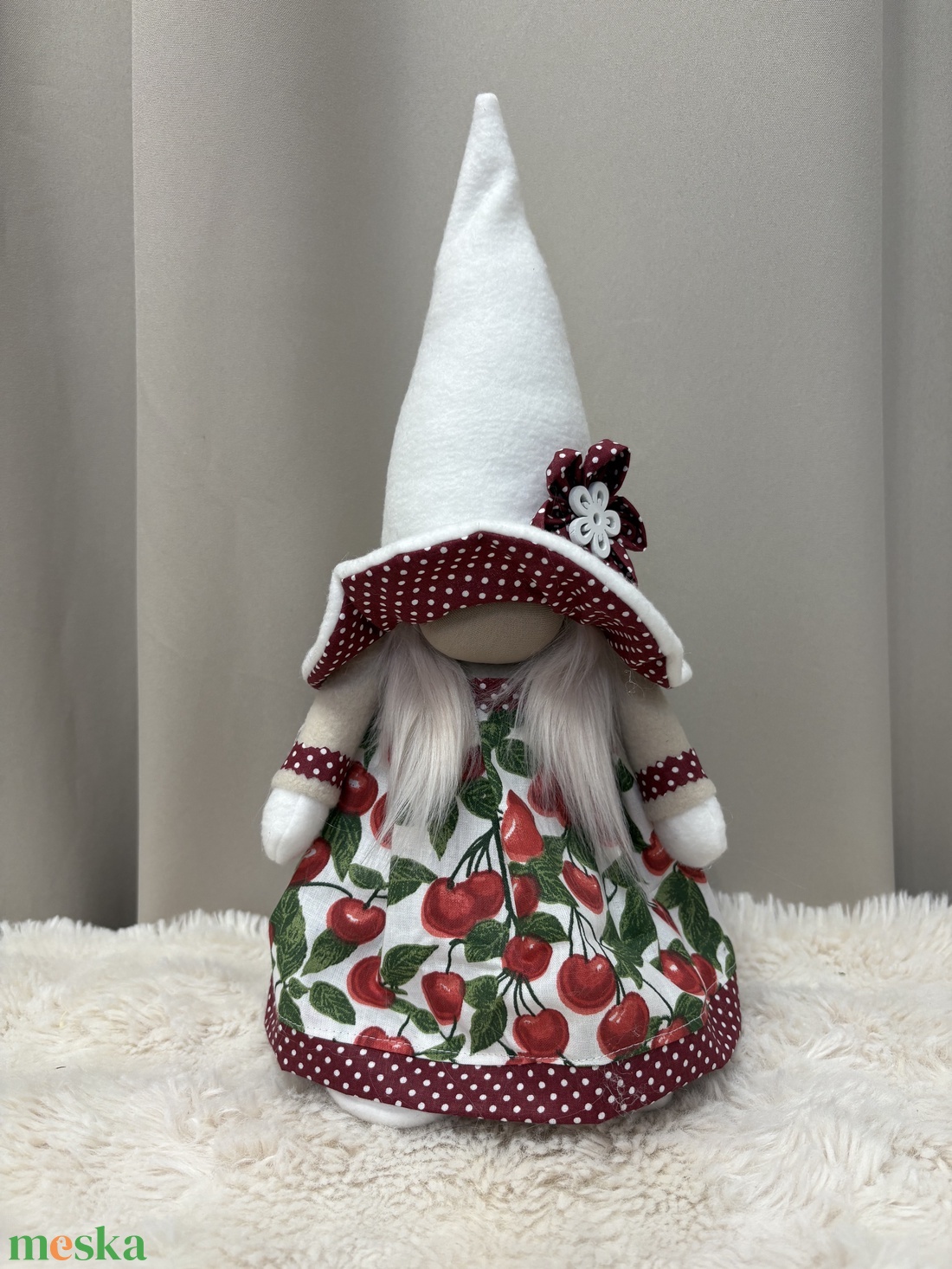 Tavaszi manólány.  - otthon & életmód - dekoráció - manók - Meska.hu