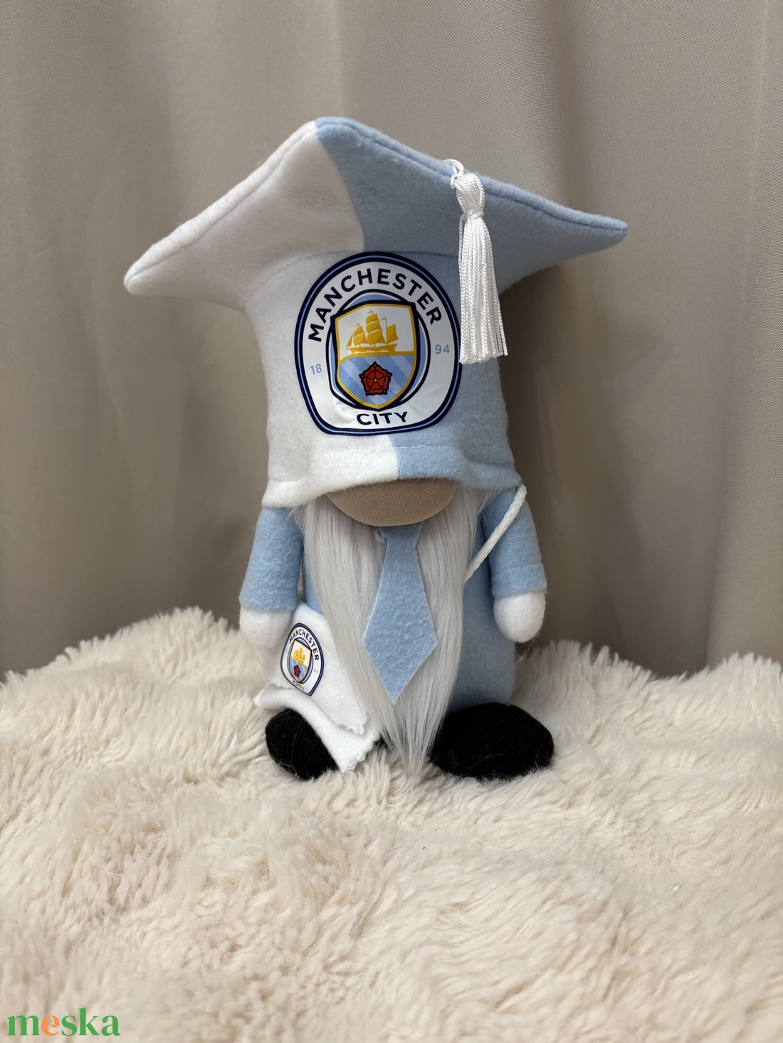 Ballagó manó Manchester City - otthon & életmód - dekoráció - manók - Meska.hu