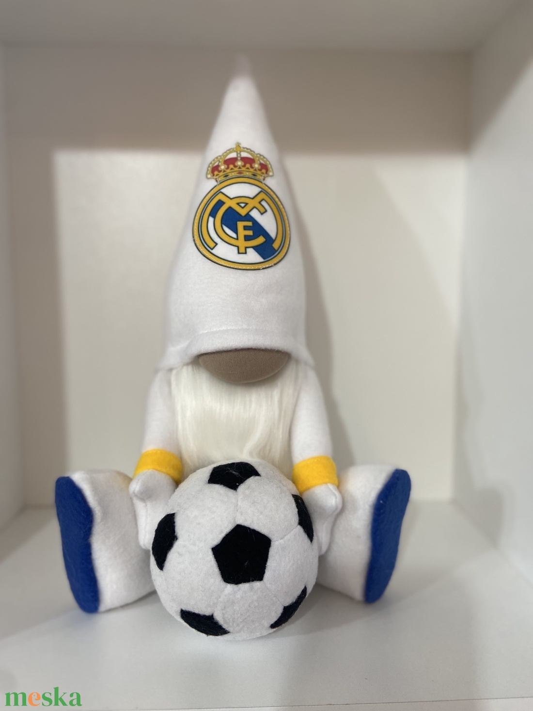 Ülő. Focis manó   Real Madrid  - otthon & életmód - dekoráció - manók - Meska.hu