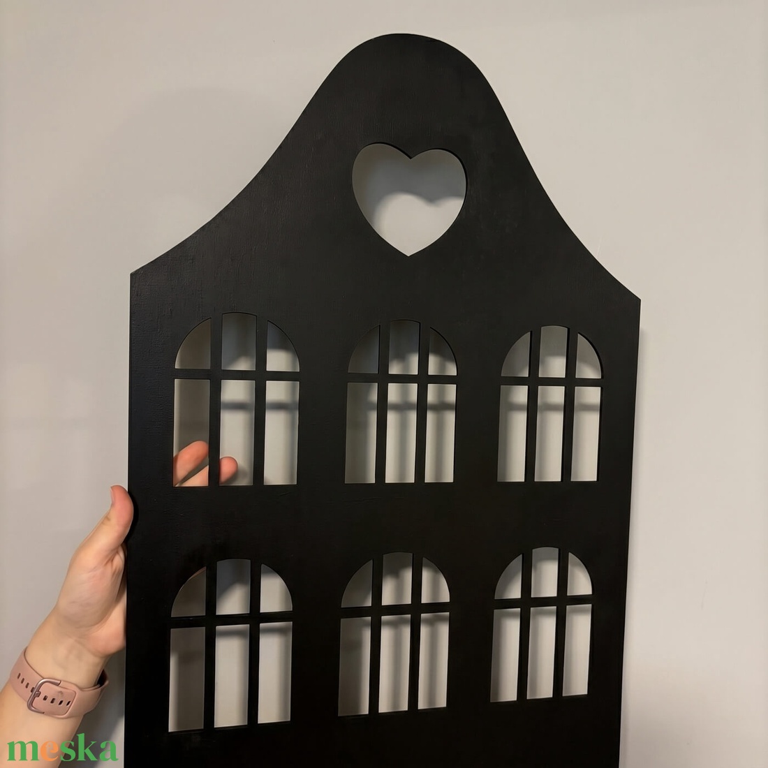 Falvédő Szett 200 cm-es ágyhoz � Gdansk Fekete Lézervágott HDF (200x75 cm, 5 db) - baba - mama - babaszoba dekoráció - falvédő gyerekszobába - Meska.hu