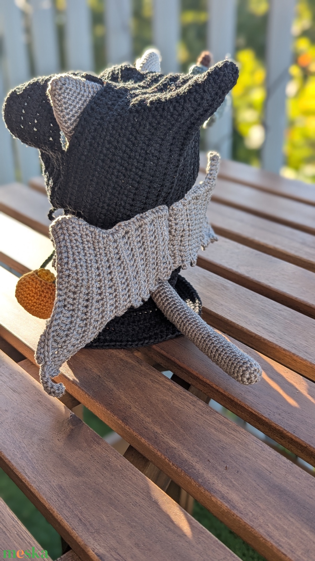 Amigurumi A kaszás macska  - játék & sport - plüssállat & játékfigura - cica - Meska.hu