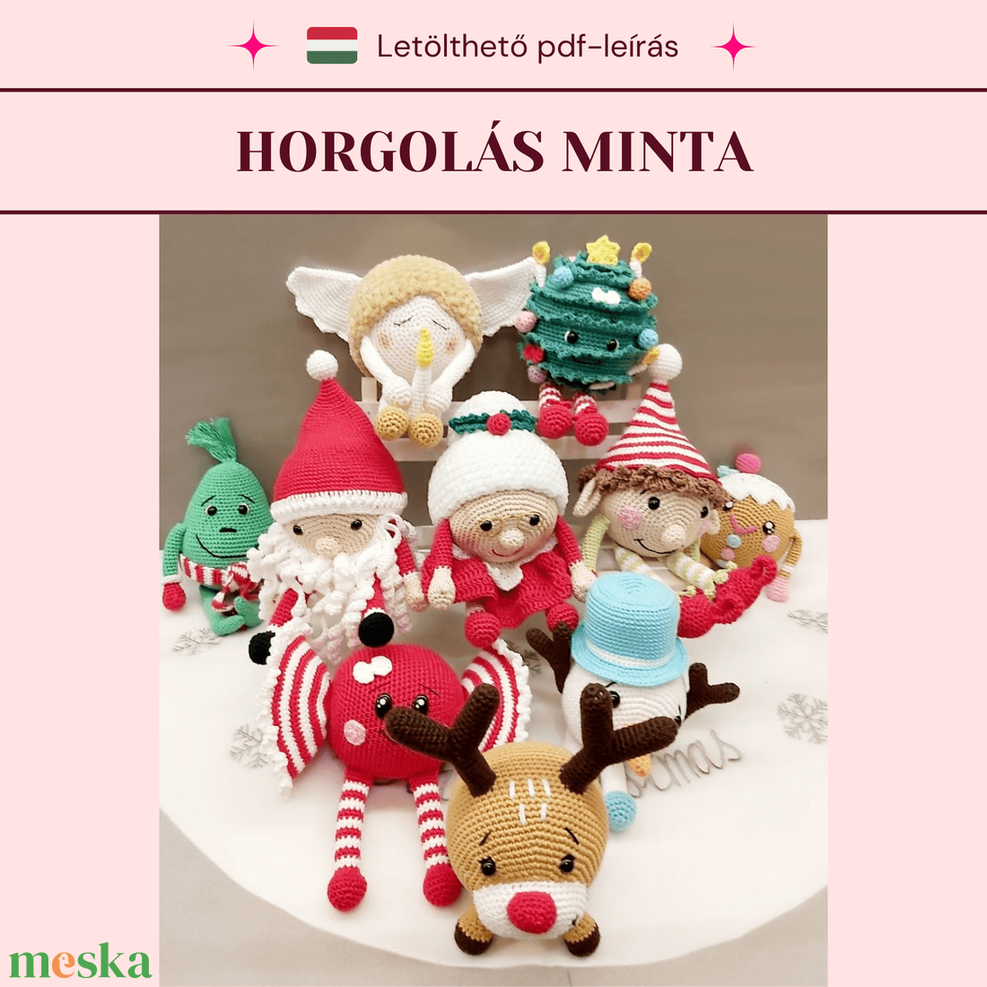 Karácsonyi gömb figurák mintaleírásai csomagban (10 db) - karácsony - karácsonyi lakásdekoráció - karácsonyi manók, figurák - Meska.hu Karácsonyi gömb figurák mintaleírásai csomagban (10 db) - karácsony - karácsonyi lakásdekoráció - karácsonyi manók, figurák - Meska.hu