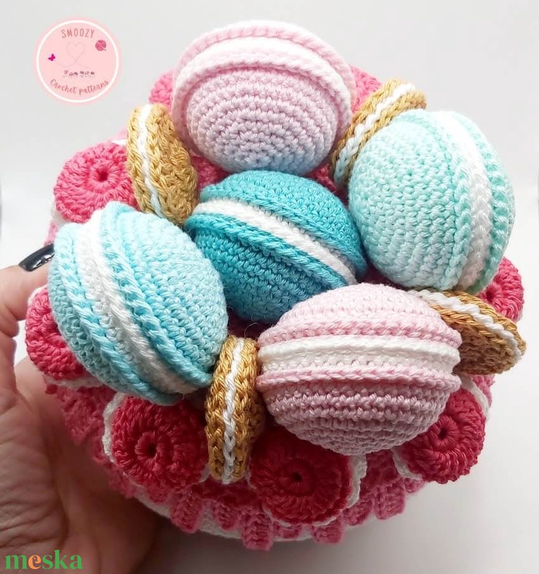 Horgolt torta mintaleírás - diy (csináld magad) - szabásminta, útmutató - horgolási minta - Meska.hu