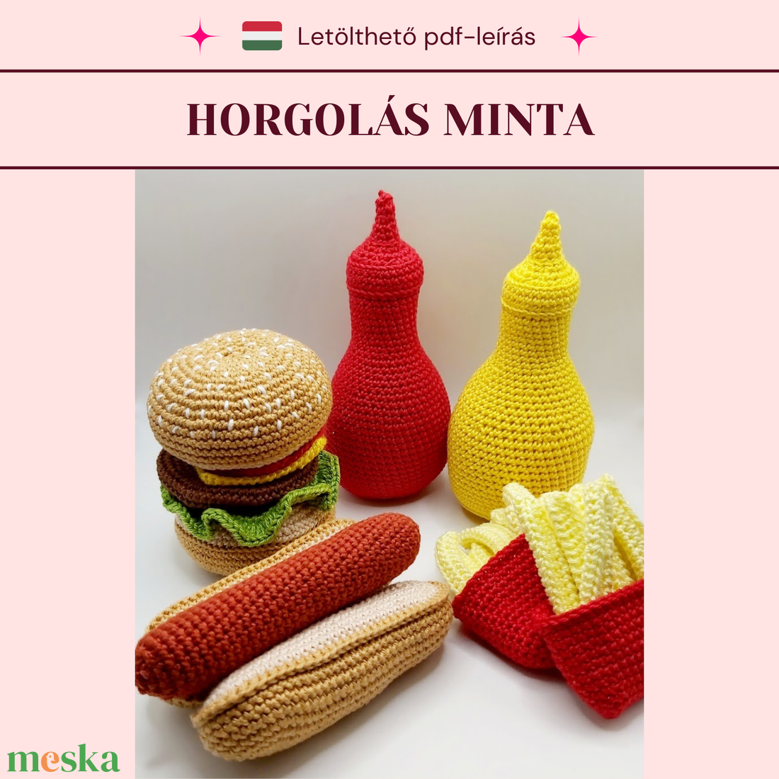 Horgolt játékkonyhai kiegészítők, Horgolt ételek minraleírása - játék & sport - szerepjáték - Meska.hu Horgolt játékkonyhai kiegészítők, Horgolt ételek minraleírása - játék & sport - szerepjáték - Meska.hu