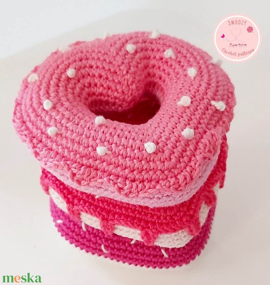 Horgolt Valentin napi szív alakú fánk - diy (csináld magad) - szabásminta, útmutató - horgolási minta - Meska.hu Horgolt Valentin napi szív alakú fánk - diy (csináld magad) - szabásminta, útmutató - horgolási minta - Meska.hu