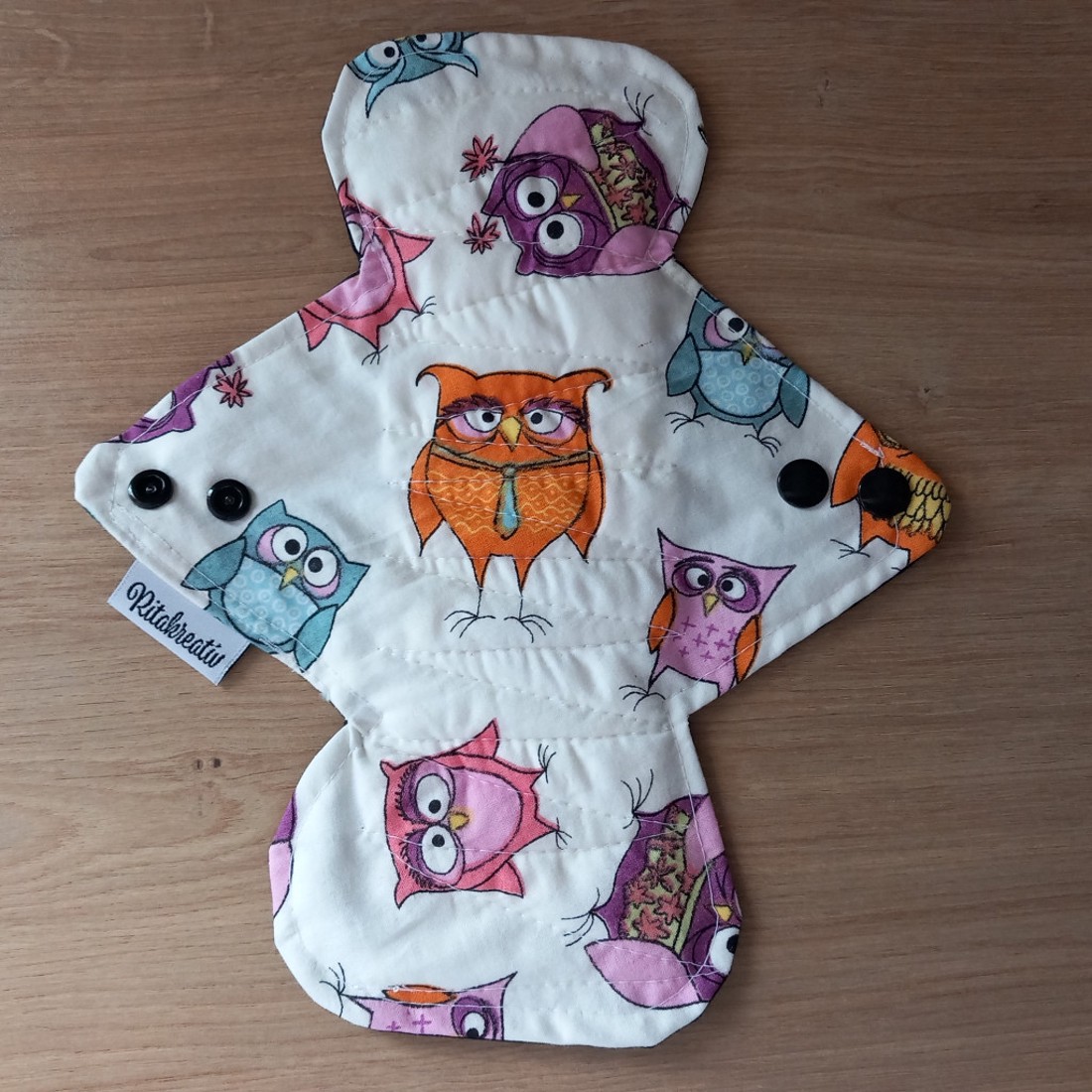 Bagoly mosható betét 26cm - szépségápolás - intim higiénia - intimbetét - Meska.hu
