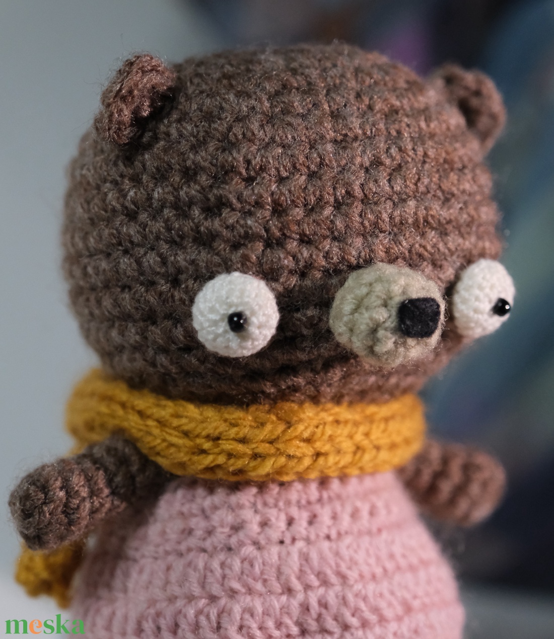 Horgolt Maci - játék & sport - plüssállat & játékfigura - maci - Meska.hu