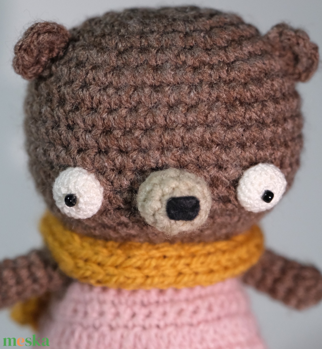 Horgolt Maci - játék & sport - plüssállat & játékfigura - maci - Meska.hu