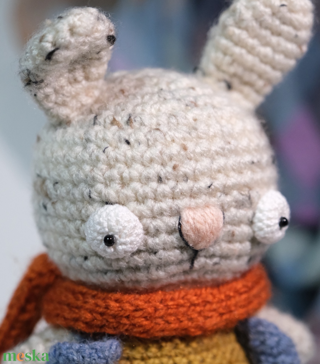 Horgolt Nyuszi - játék & sport - plüssállat & játékfigura - nyuszi - Meska.hu