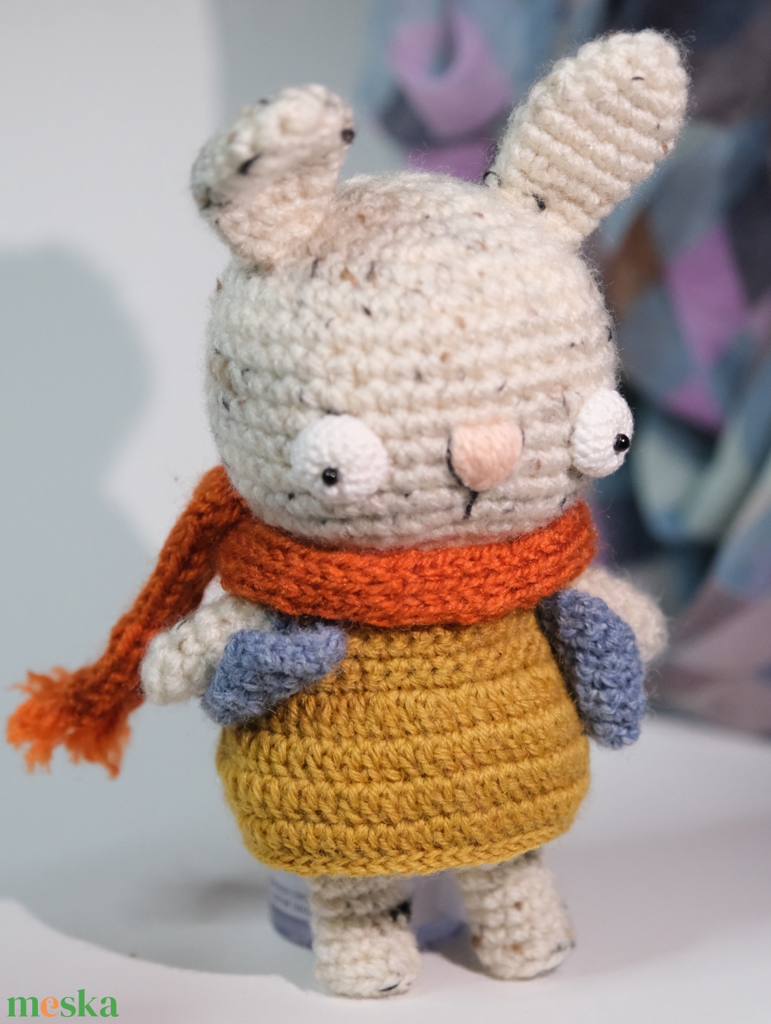 Horgolt Nyuszi - játék & sport - plüssállat & játékfigura - nyuszi - Meska.hu