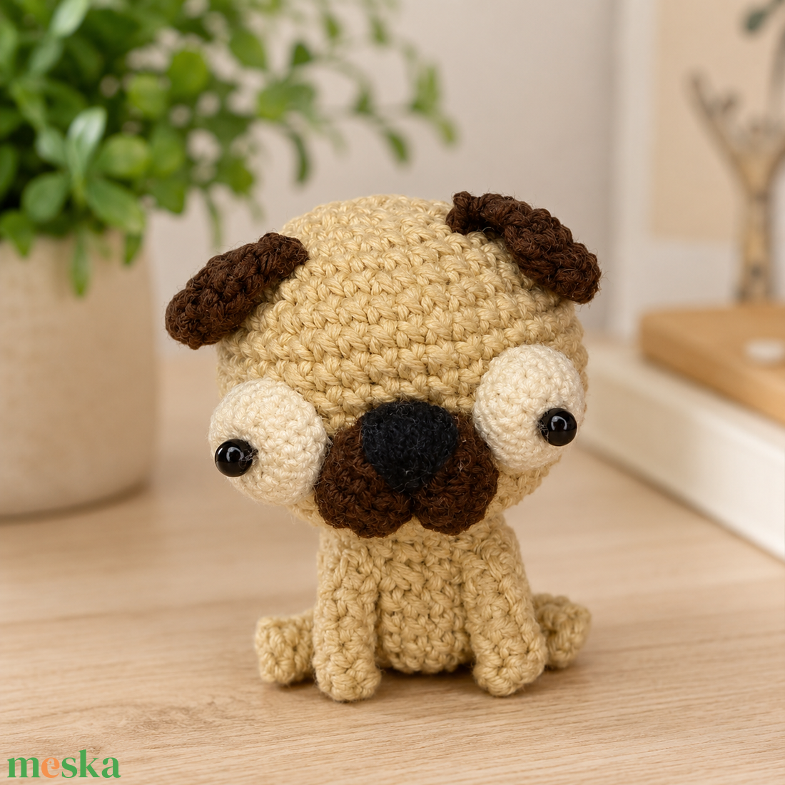 Mini Mopsz - játék & sport - plüssállat & játékfigura - kutya - Meska.hu