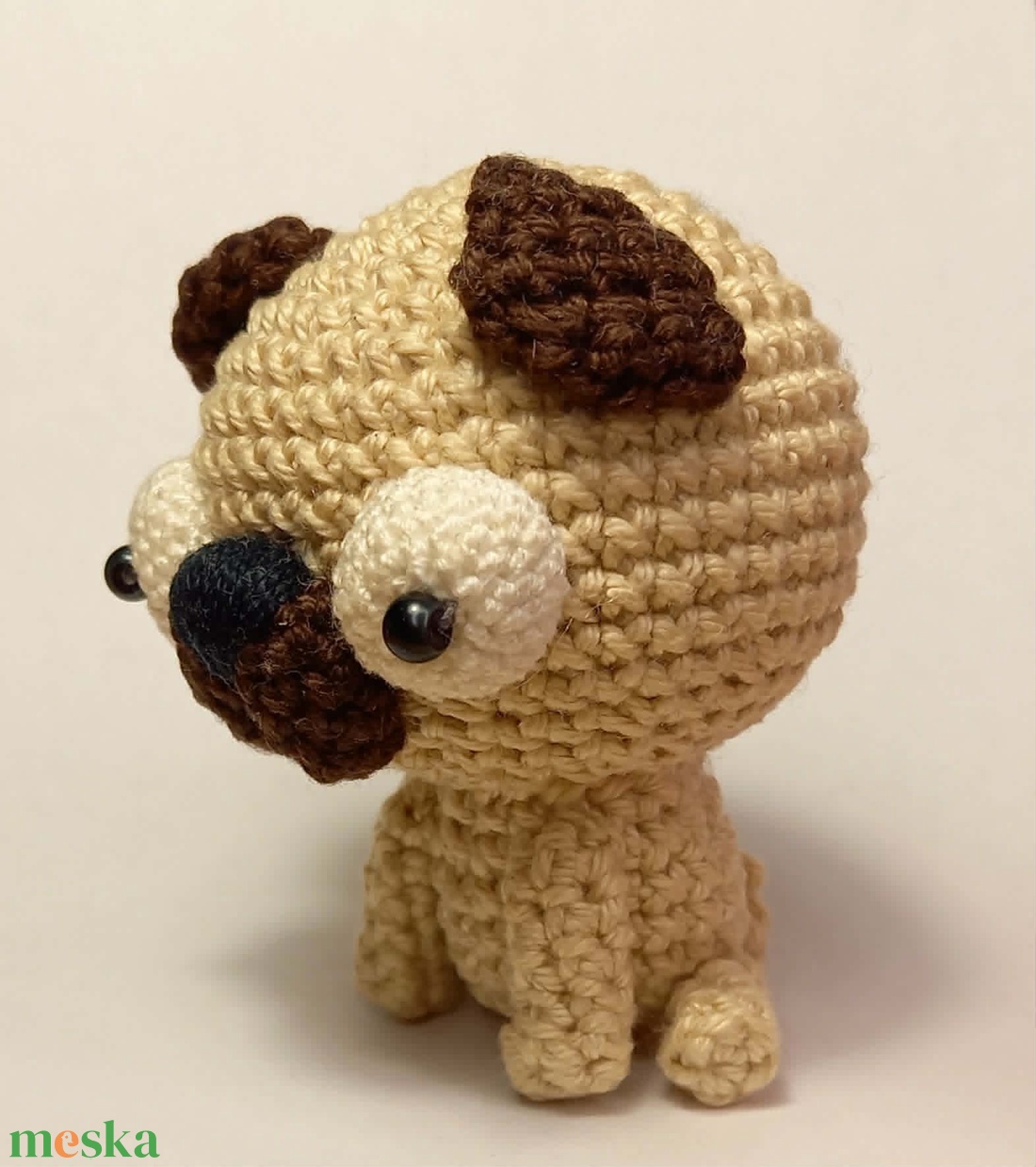 Mini Mopsz - játék & sport - plüssállat & játékfigura - kutya - Meska.hu