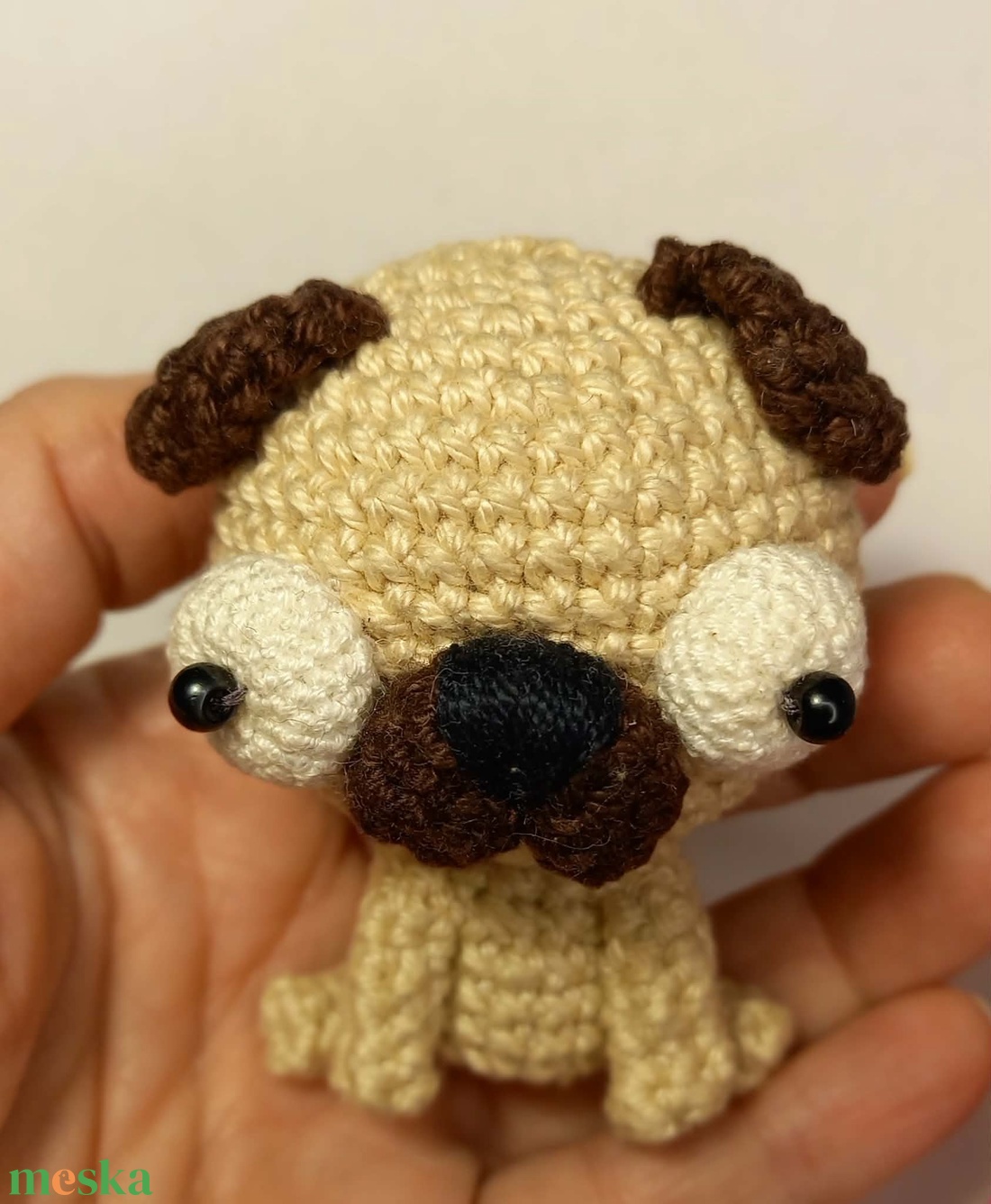 Mini Mopsz - játék & sport - plüssállat & játékfigura - kutya - Meska.hu