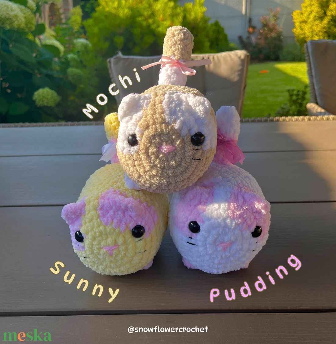 Pudding Cica - kézzel horgolt plüss macska (amigurumi) - játék & sport - plüssállat & játékfigura - cica - Meska.hu Pudding Cica - kézzel horgolt plüss macska (amigurumi) - játék & sport - plüssállat & játékfigura - cica - Meska.hu