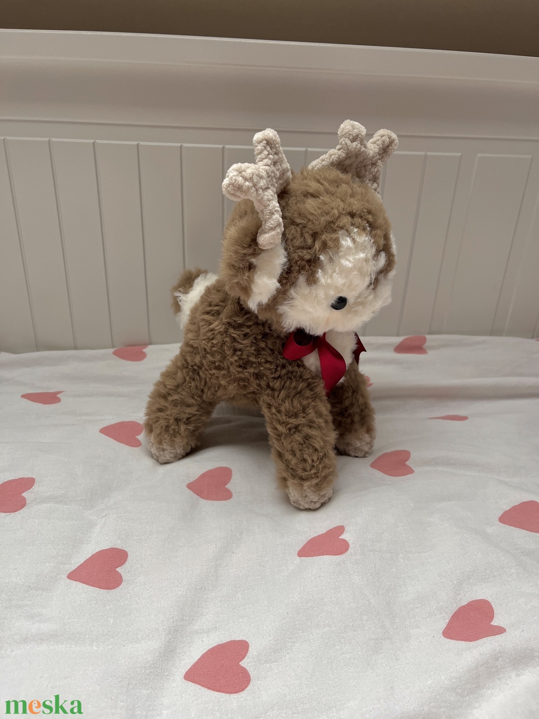 Fawnie horgolt plüss őzike, amigurumi, karácsonyi - játék & sport - plüssállat & játékfigura - más figura - Meska.hu