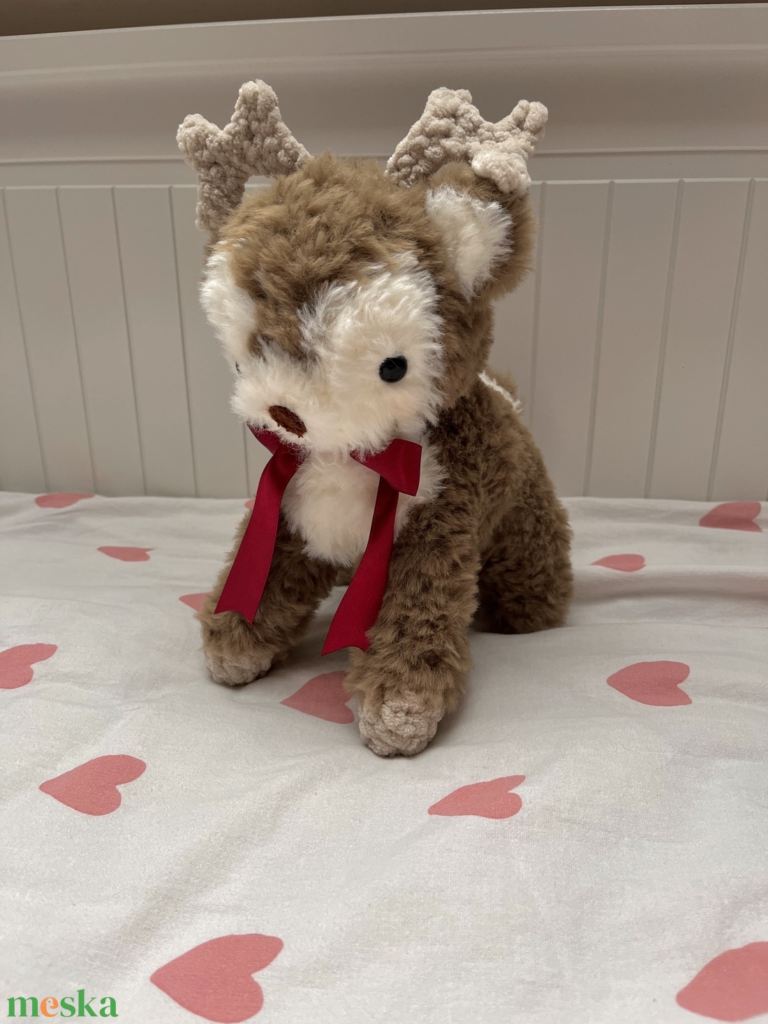 Fawnie horgolt plüss őzike, amigurumi, karácsonyi - játék & sport - plüssállat & játékfigura - más figura - Meska.hu