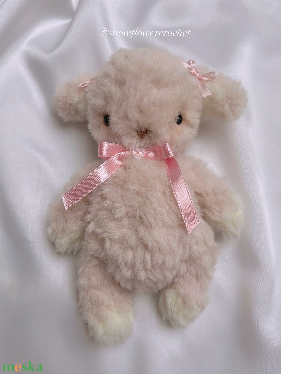 �belle horgolt bárány amigurumi, extra puha, extra édes - játék & sport - plüssállat & játékfigura - más figura - Meska.hu