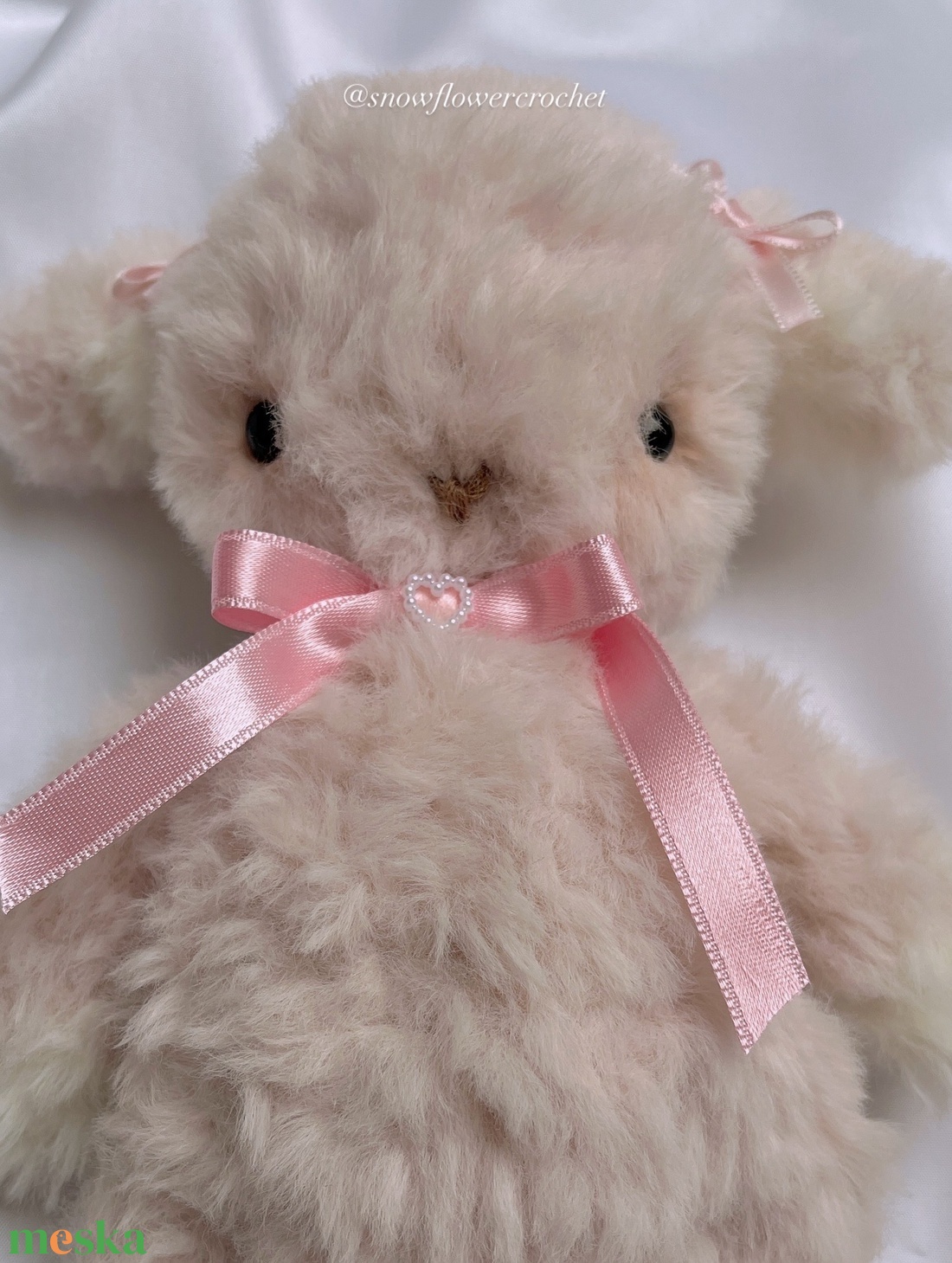 �belle horgolt bárány amigurumi, extra puha, extra édes - játék & sport - plüssállat & játékfigura - más figura - Meska.hu