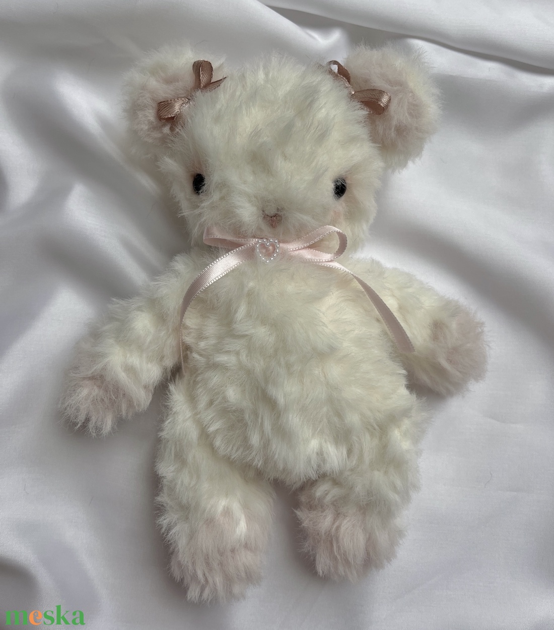 �Nana horgolt egérke- BlushBows Collection, horgolt plüss egérke, amigurumi - játék & sport - plüssállat & játékfigura - más figura - Meska.hu