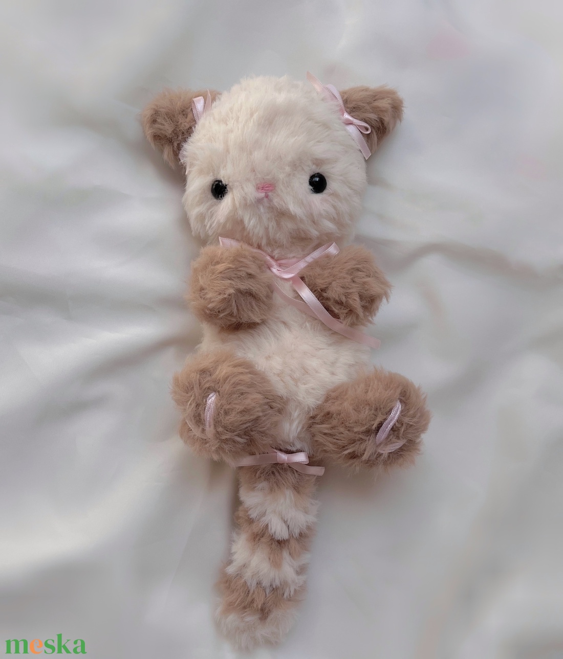 �Luna cica - plüss cica, amigurumi, horgolt plüssállat, macska - játék & sport - plüssállat & játékfigura - cica - Meska.hu