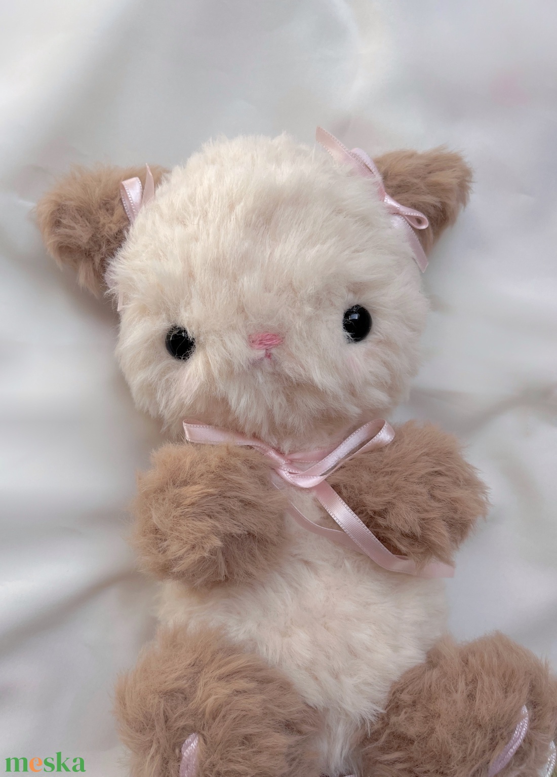 �Luna cica - plüss cica, amigurumi, horgolt plüssállat, macska - játék & sport - plüssállat & játékfigura - cica - Meska.hu