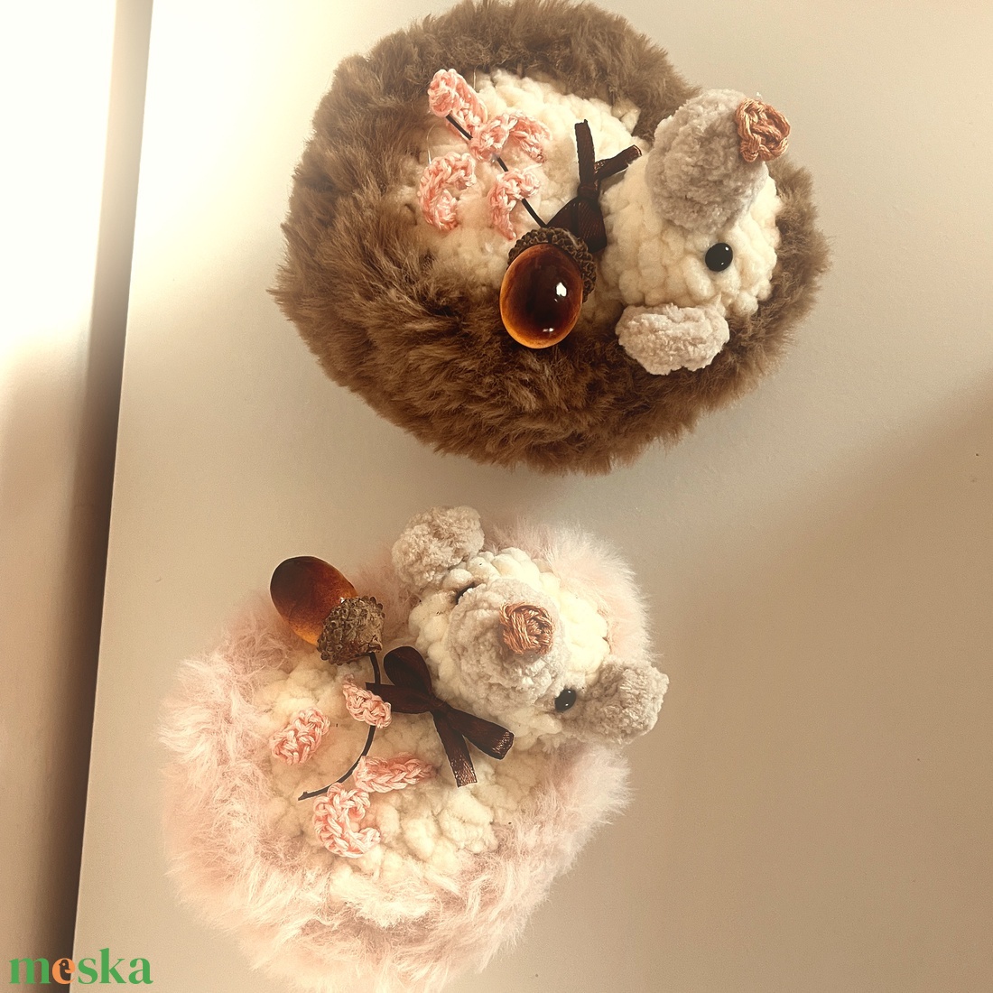 Őszi Mini Süni Plüss -soft autumn hedgehog - játék & sport - plüssállat & játékfigura - süni - Meska.hu