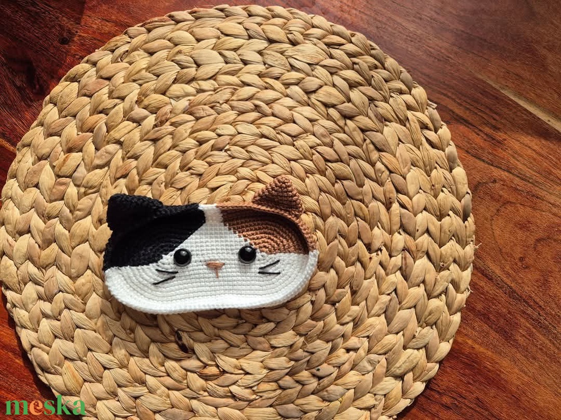 Cicás szemüvegtartó horgolás minta - diy (csináld magad) - szabásminta, útmutató - horgolási minta - Meska.hu