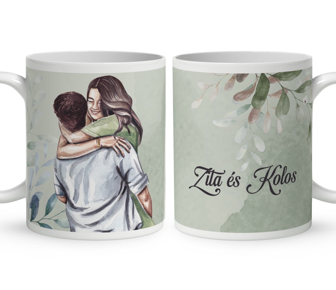 Névvel kérhető - Már nagyon vártalak! mintás bögre - otthon & életmód - konyhafelszerelés, tálalás - tálalás - bögre & csésze - Meska.hu