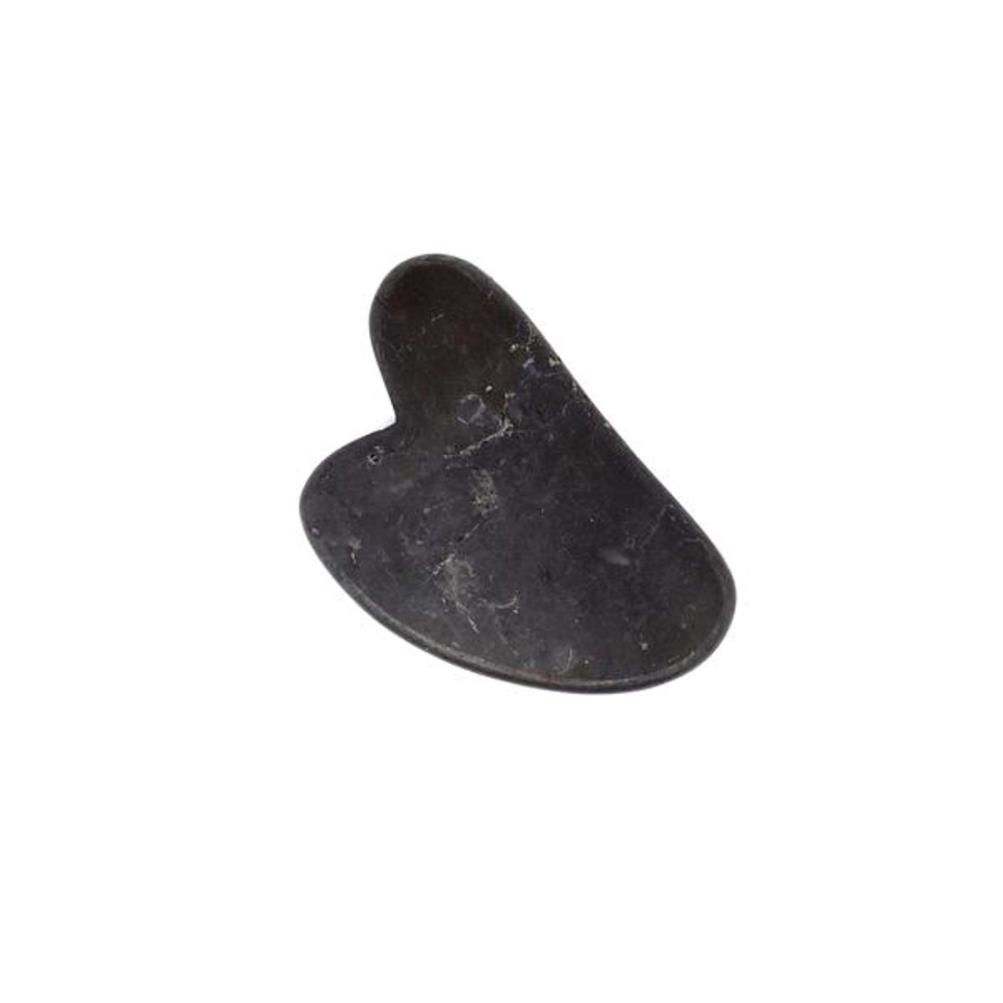 Shungit guasha 5x8cm - otthon & életmód - dekoráció - spiritualitás - ásványok - Meska.hu