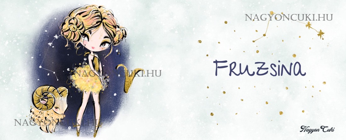 Személyre szabható - Szőke hajú Csini Kos lány mintás bögre - otthon & életmód - konyhafelszerelés, tálalás - tálalás - bögre & csésze - Meska.hu