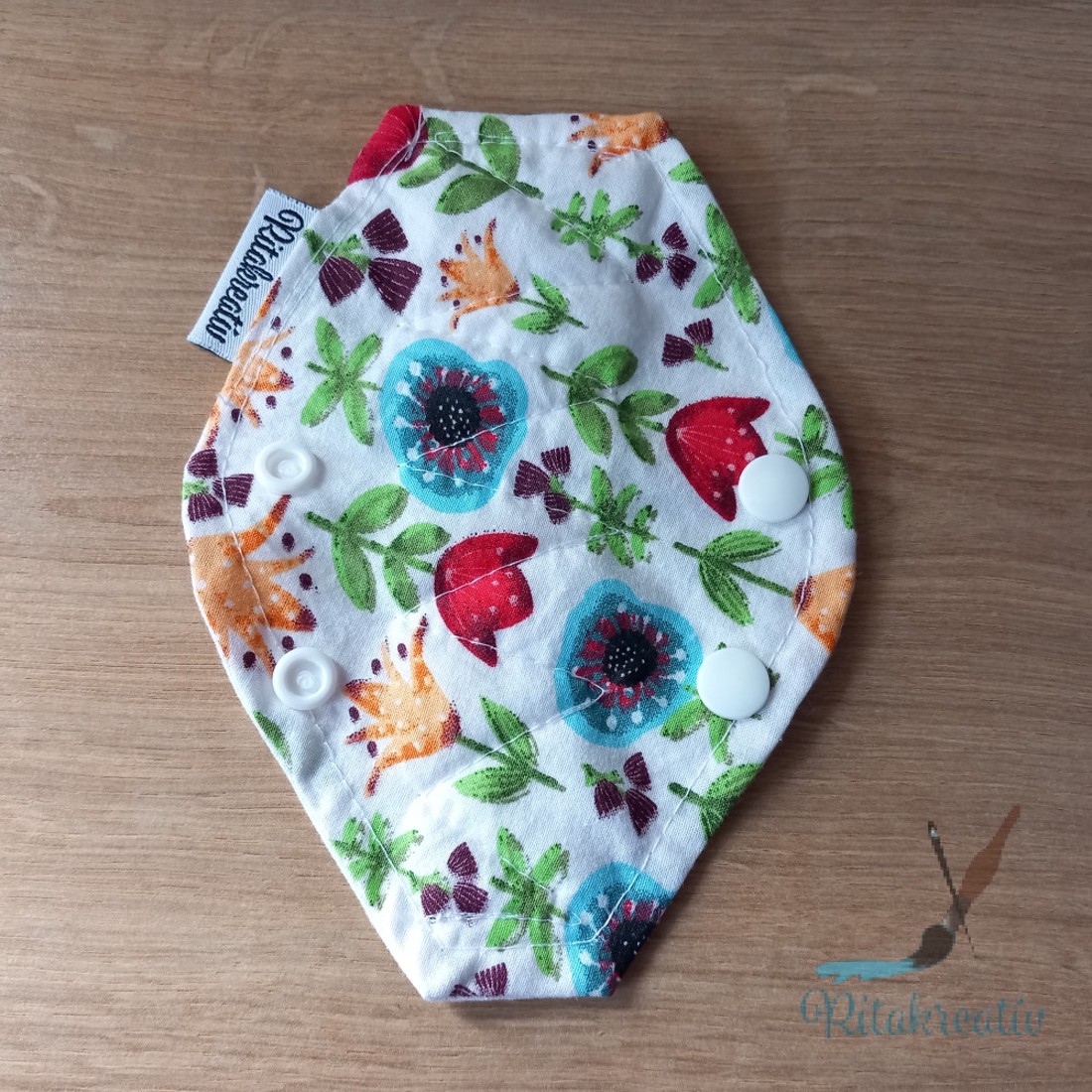 Tulipán tanga mosható betét 16cm - tisztasági - szépségápolás - intim higiénia - tisztasági betét - Meska.hu