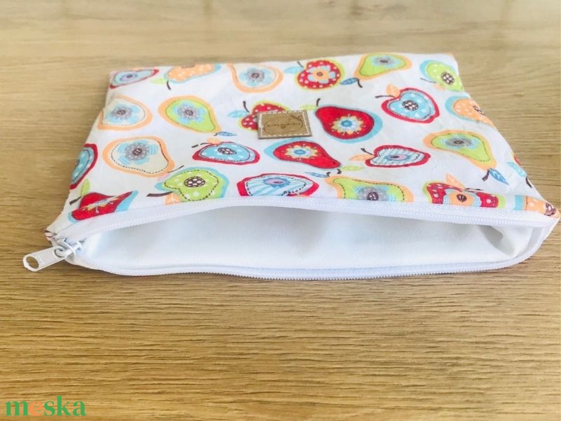 Cipzáros újratasak - gyümölcsös - táska & tok - uzsonna- & ebéd tartó - ebéd tasak, doboz - Meska.hu