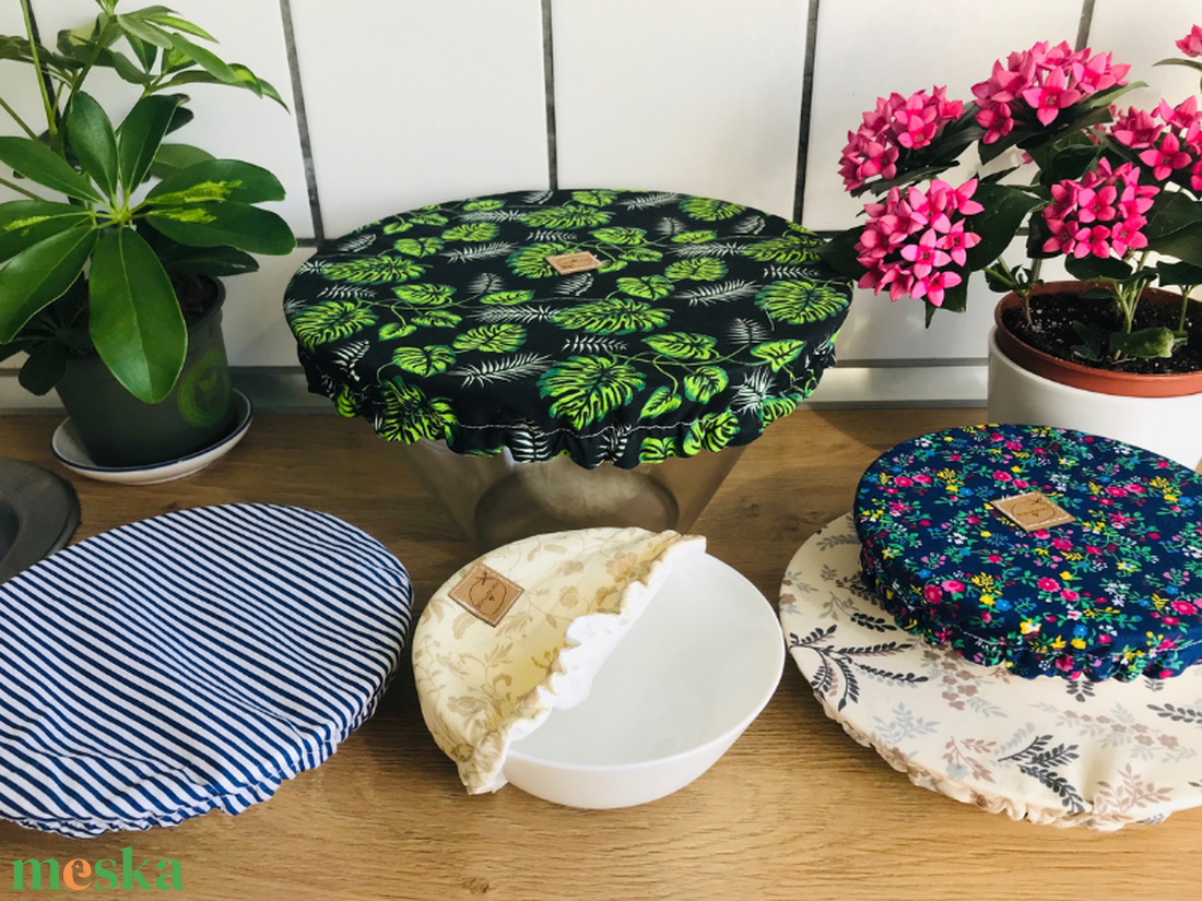 Mosható textil edényfedő csomag - választható mintákkal - otthon & életmód - konyhafelszerelés, tálalás - konyhai textil - edényfogó & edényfedő - Meska.hu