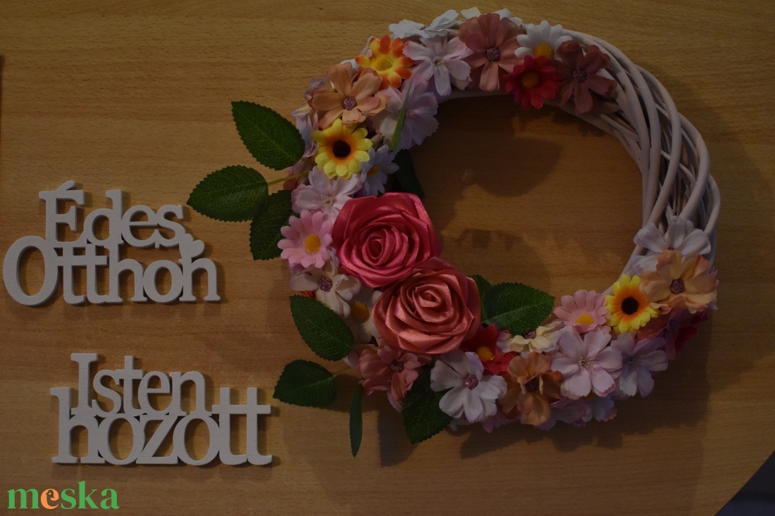 Tavaszi, nyári ajtódísz  - otthon & életmód - dekoráció - ajtó- és ablak dekoráció - ajtódísz & kopogtató - Meska.hu