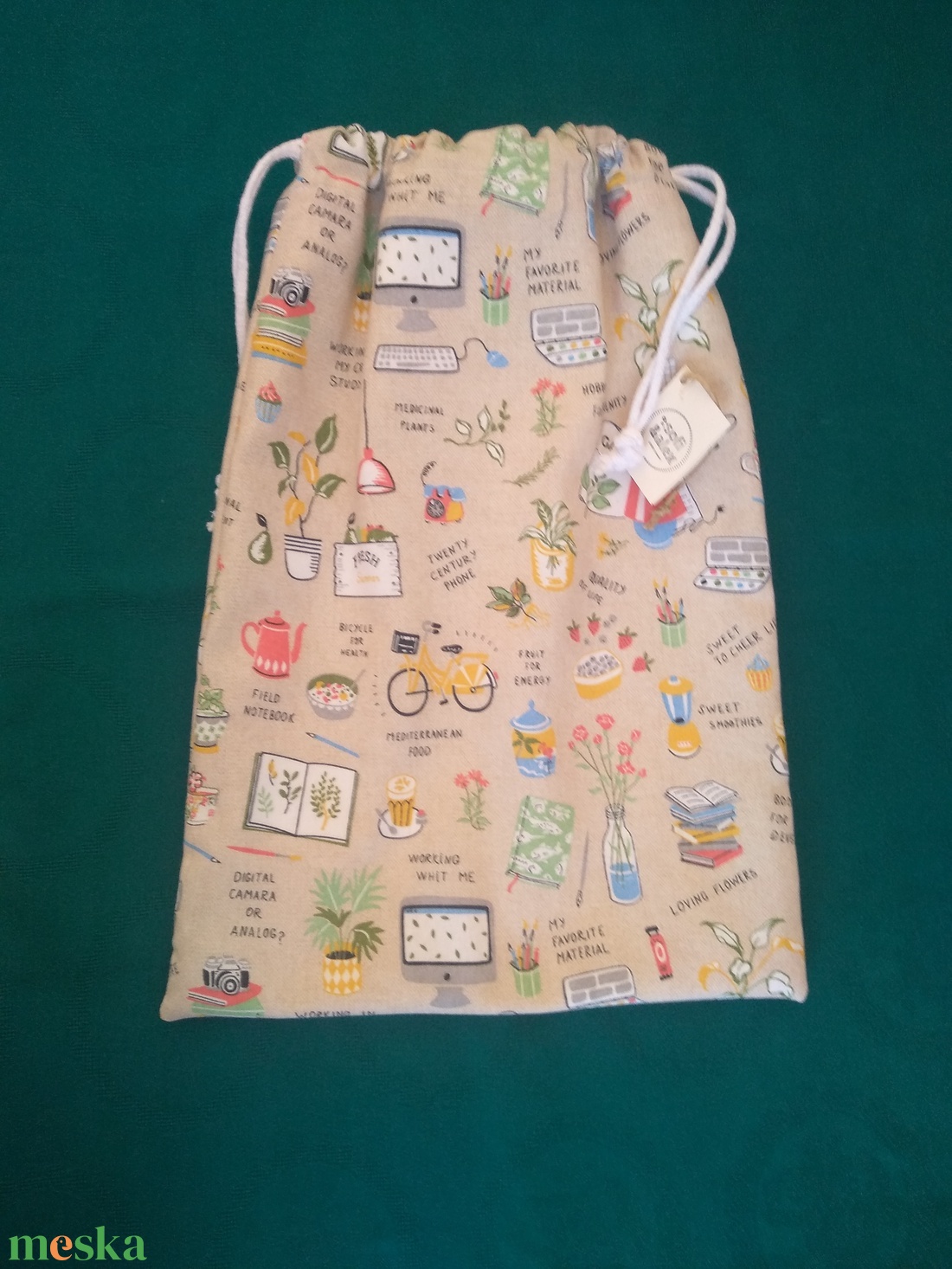 Bélelt kenyeres, süteményes zsák - táska & tok - bevásárlás & shopper táska - kenyeres zsák - Meska.hu