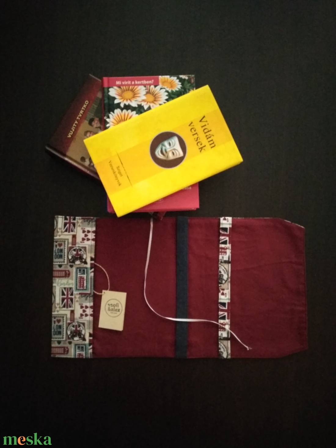 Textil könyvborító - otthon & életmód - papír, írószer - könyv- és füzetborító - Meska.hu Textil könyvborító - otthon & életmód - papír, írószer - könyv- és füzetborító - Meska.hu