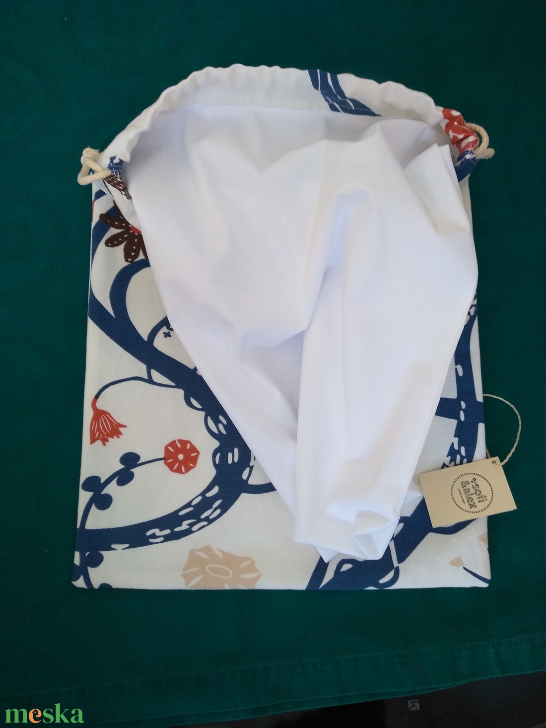 Bélelt kenyeres szatyor - otthon & életmód - konyhafelszerelés, tálalás - konyhai tárolás - kenyértartó - Meska.hu