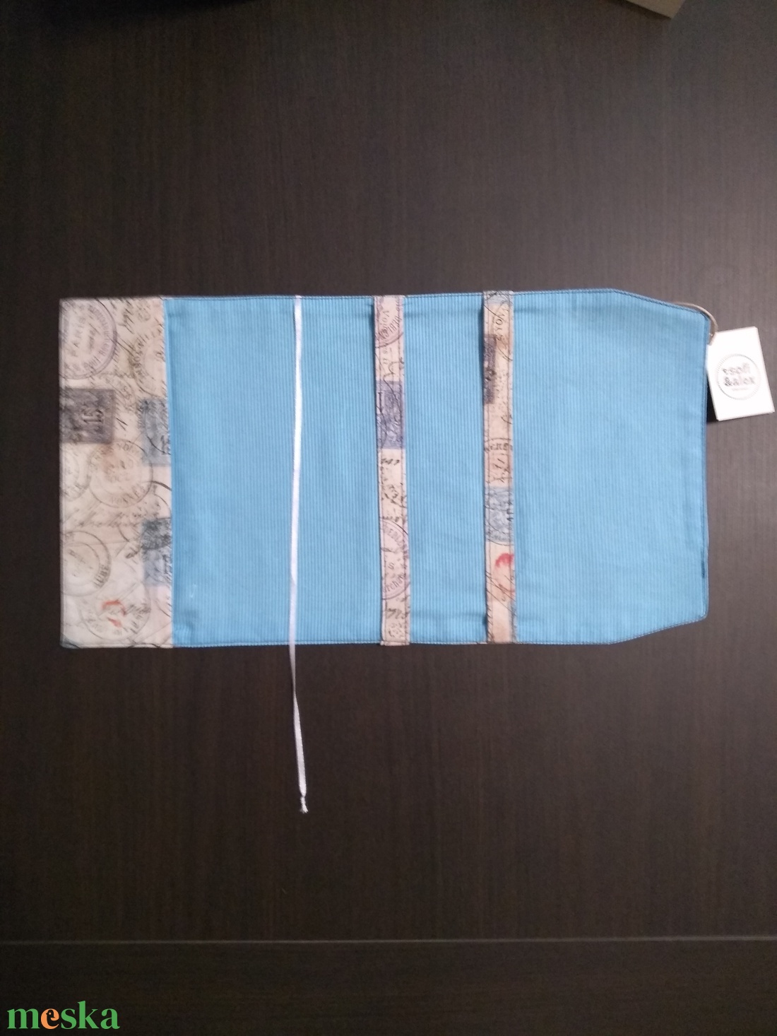 Textil könyvkabát - otthon & életmód - papír, írószer - könyv- és füzetborító - Meska.hu