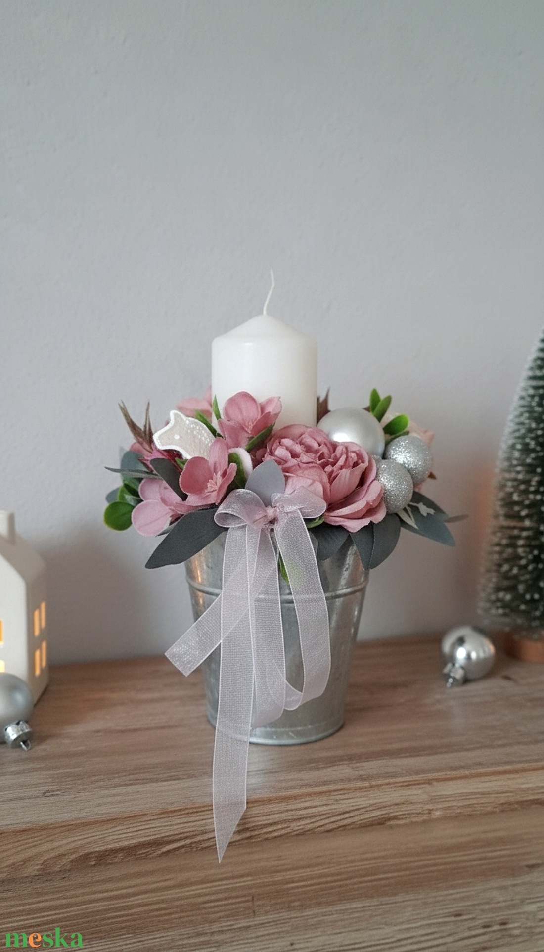 Adventi asztaldísz - karácsony - adventi díszek - adventi asztaldísz - Meska.hu