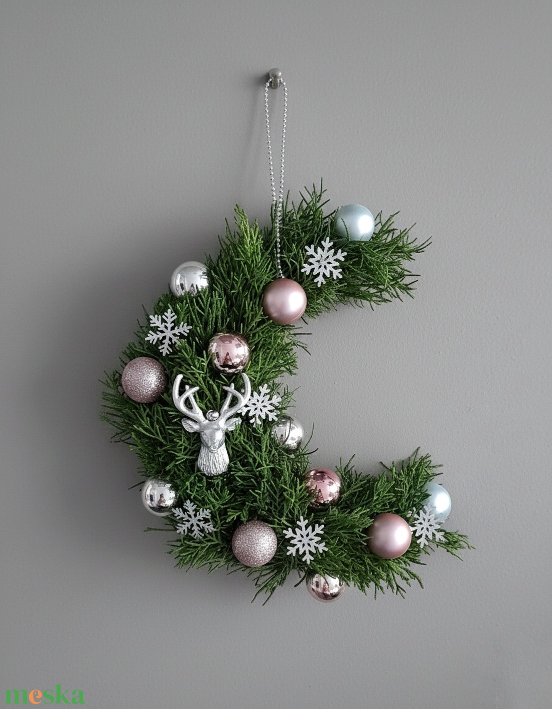 Hold koszorú - karácsony - adventi díszek - adventi ajtódísz - Meska.hu